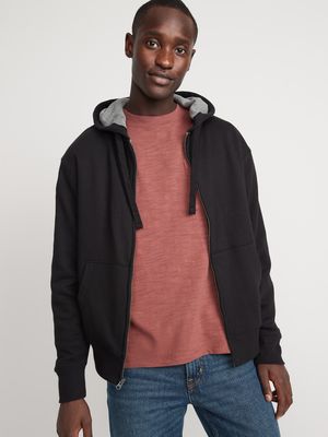 Oversized Thermal-Lined Zip Hoodie for Men