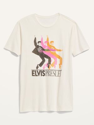 Elvis Presley Graphic Gender-Neutral T-Shirt for Adults