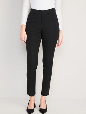 Curvy High-Waisted Pixie Skinny Ankle Pants for Women