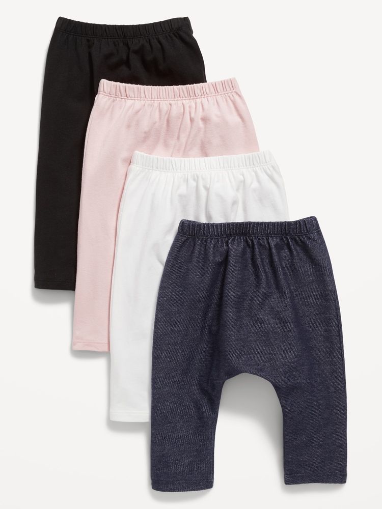 Unisex U-Shaped Jersey Pants 2-Pack for Baby