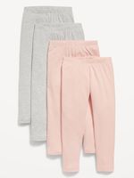 4-Pack Full-Length Leggings for Toddler Girls