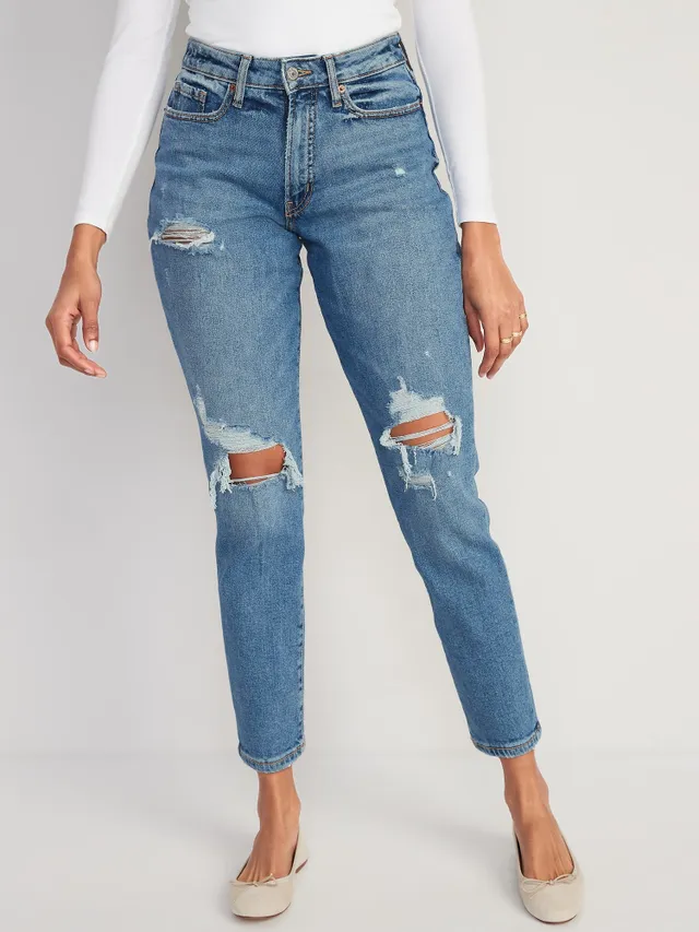 Old Navy Curvy High-Waisted OG Straight Jeans for Women