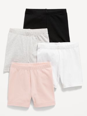 Jersey Biker Shorts 4-Pack for Toddler Girls