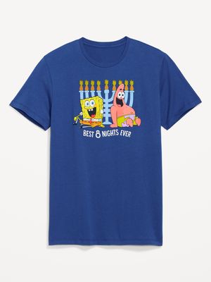 SpongeBob SquarePants Best 8 Nights Ever Gender-Neutral Hanukkah T-Shirt for Adults