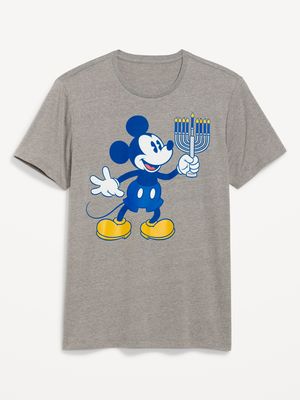 Disney Mickey Mouse Matching Hanukkah Gender-Neutral T-Shirt for Adults