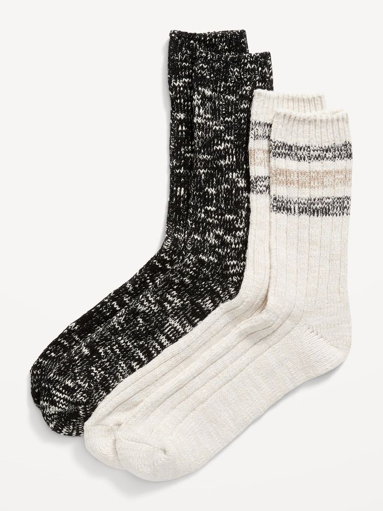 2-Pack Crew Socks for Men