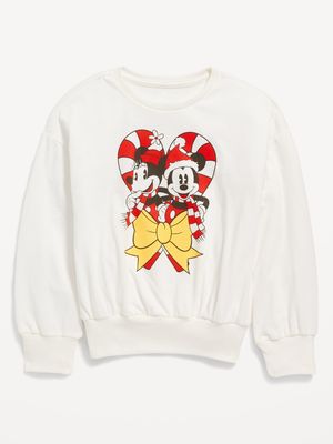 Long-Sleeve Holiday Licensed Pop-Culture T-Shirt for Girls