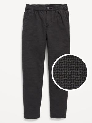 Textured Patterned Built-In Flex Taper Pants for Boys