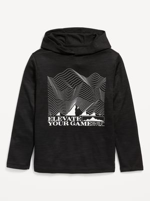 Long Sleeve Performance Pullover Hoodie Shirt for Boys