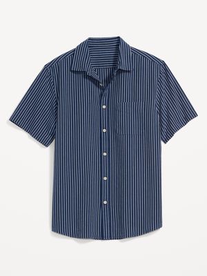 Regular-Fit Everyday Short-Sleeve Oxford Shirt for Men
