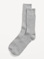 Rib-Knit Crew Socks