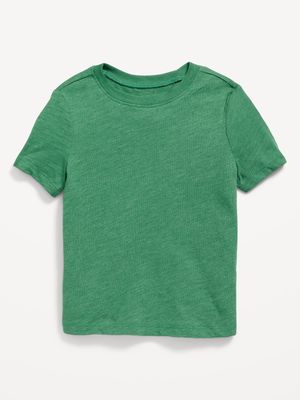 Unisex Slub-Knit Crew-Neck T-Shirt for Toddler