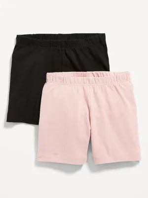 2-Pack Jersey-Knit Biker Shorts for Toddler Girls