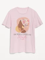 Maya Angelou Matching Graphic Gender-Neutral T-Shirt for Adults