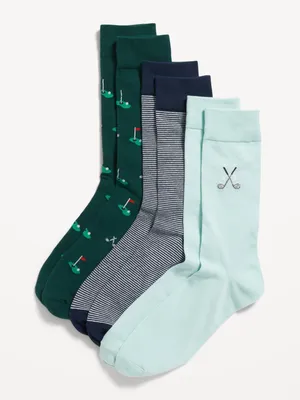 3-Pack Novelty Statement Socks for Men