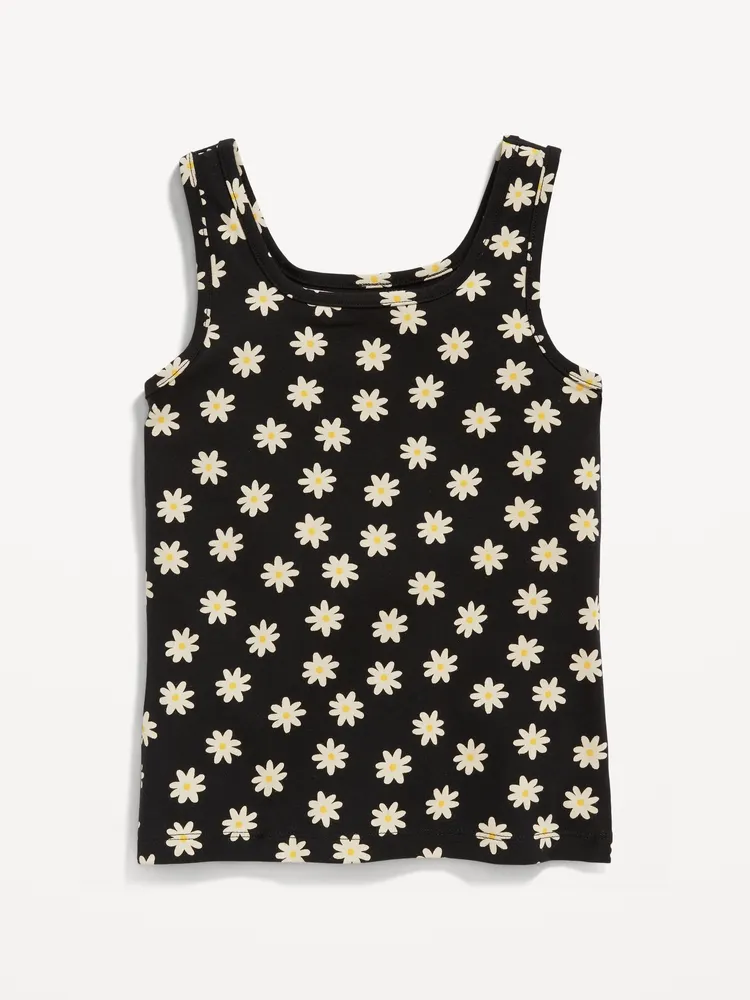 Printed Fitted Tank Top for Girls