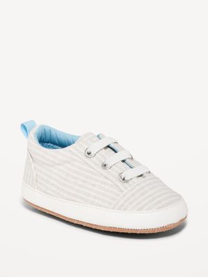 Unisex Linen-Blend Slip-On Sneakers for Baby