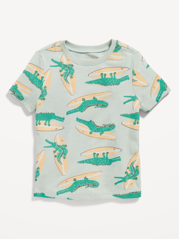 Unisex Crew-Neck Printed T-Shirt for Toddler