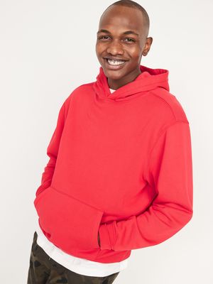 Garment-Dyed Pullover Hoodie for Men