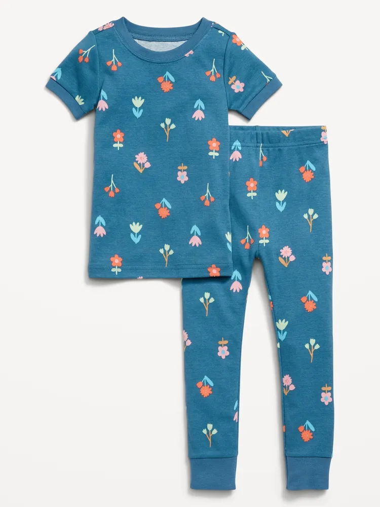 Unisex Printed Snug-Fit Pajama Set for Toddler & Baby