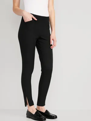 High-Waisted Pull-On Pixie Skinny Ankle Pants for Women