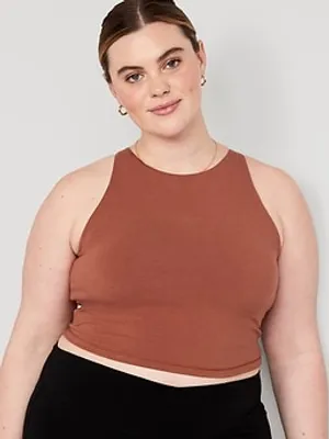 Light Support PowerChill Longline Sports Bra Tank for Women