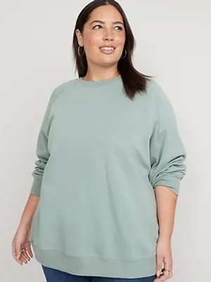 Oversized Vintage Tunic Sweatshirt for Women