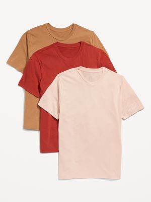 Soft-Washed Crew-Neck T-Shirt 3-Pack for Men