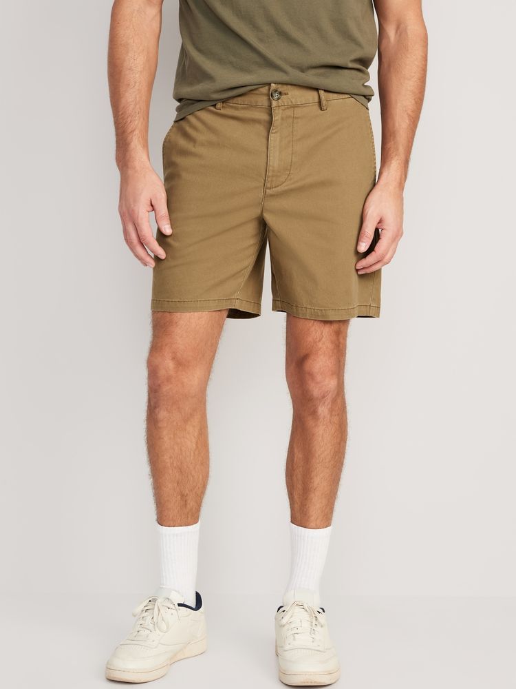 Old Navy Slim Built-In Flex Ultimate Chino Shorts - 7-inch inseam