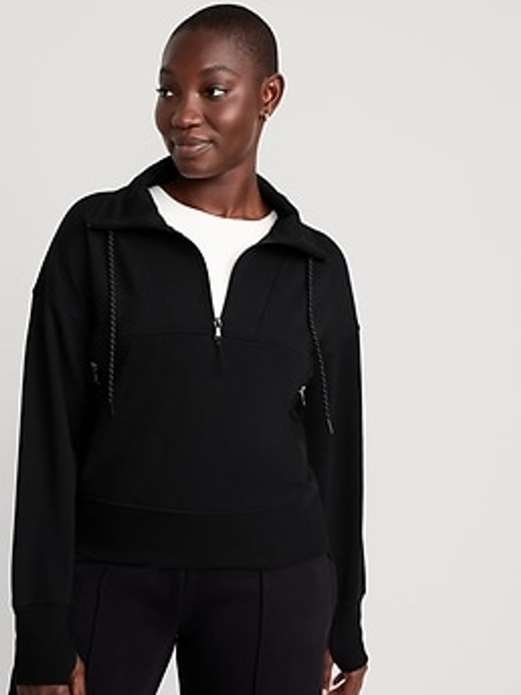 Dynamic Fleece Half-Zip Sweatshirt for Women
