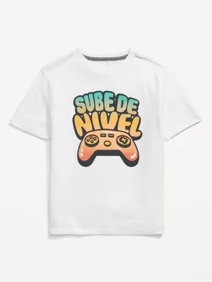 Spanish-Language Gamer T-Shirt for Boys