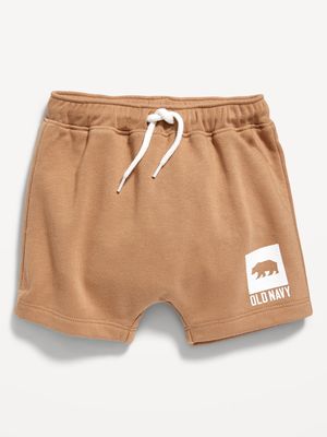 Unisex Logo-Graphic French Terry Pull-On Shorts for Baby