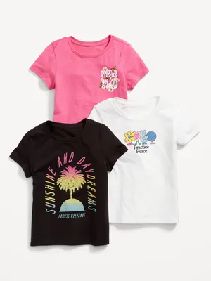 Graphic T-Shirt 3-Pack for Girls