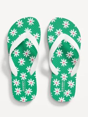 Printed Flip-Flop Sandals for Girls (Partially Plant-Based