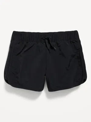 Dolphin-Hem Board Shorts for Girls