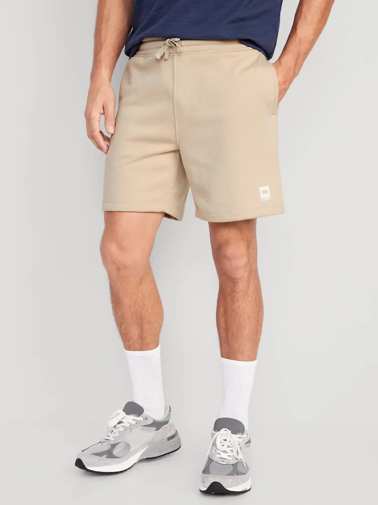 Fleece Logo Shorts for Men - 7-inch inseam