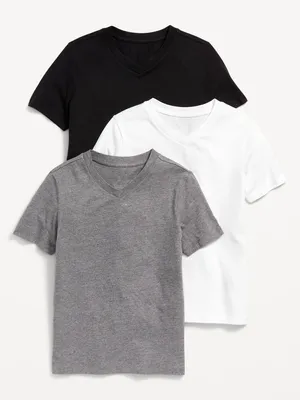 Short-Sleeve V-Neck T-Shirt 3-Pack for Boys