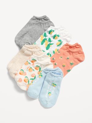 Novelty Ankle Socks 6-Pack for Women