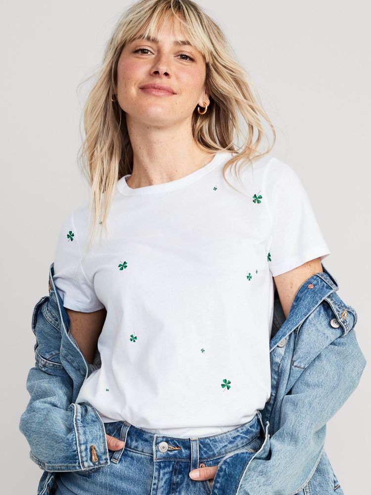 EveryWear Printed T-Shirt for Women
