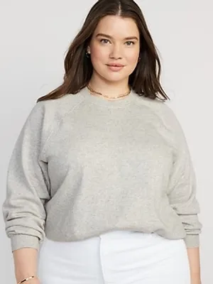 Heathered Vintage Fleece Sweatshirt for Women
