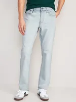 Straight Built-In Flex Light-Wash Jeans