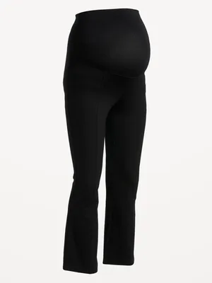 Maternity Full Panel Cropped Flare Pants