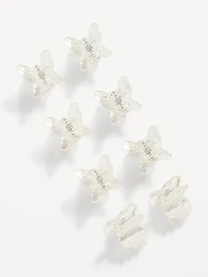 Mini Butterfly Hair-Clips 8-Pack for Women