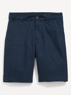 Straight Built-In Flex Tech Twill Uniform Shorts for Boys (At Knee