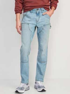 Built-In Flex Straight Workwear Carpenter Jeans for Men