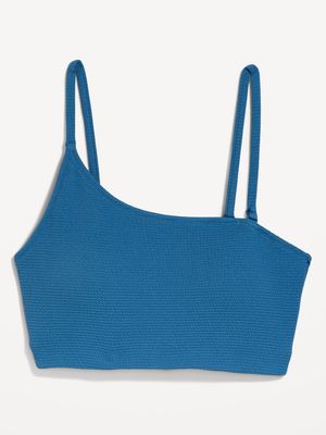 Quilted Convertible Bandeau Bikini Swim Top for Women