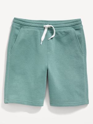 Flat-Front Fleece Jogger Shorts for Boys