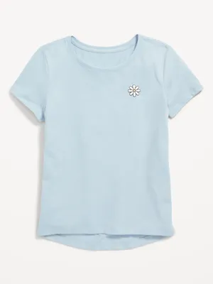 Softest Scoop-Neck Graphic T-Shirt for Girls