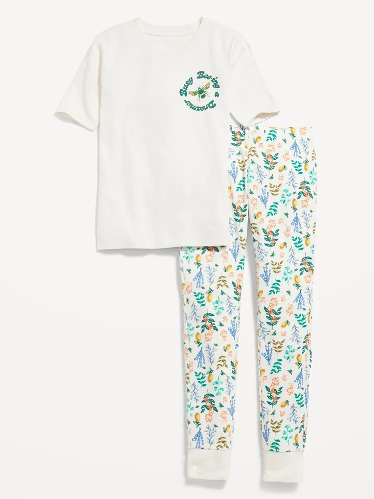 Old Navy Matching Gender-Neutral Snug-Fit Printed Pajama Set for Kids