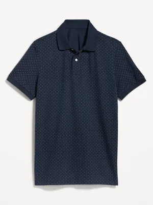 Printed Classic Fit Pique Polo